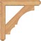 Ekena Millwork Balboa Craftsman Smooth Bracket w/ Offset Brace, Western Red Cedar, 5 1/2"W x 28"D x 28"H BKT0604X28X28BOA04SWR - alternate 2